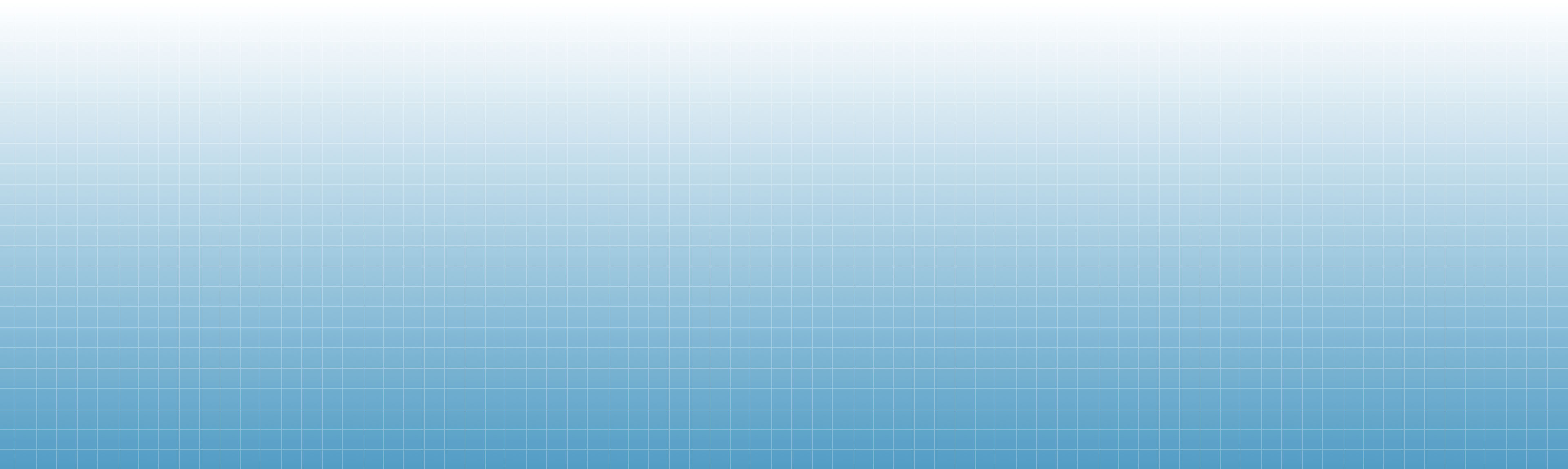 A blue fading up to white background with a grid texture.